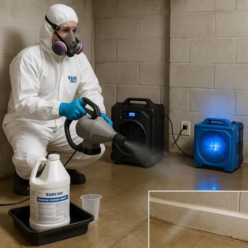 Sanitization and Odor Removal process in Horsham, PA