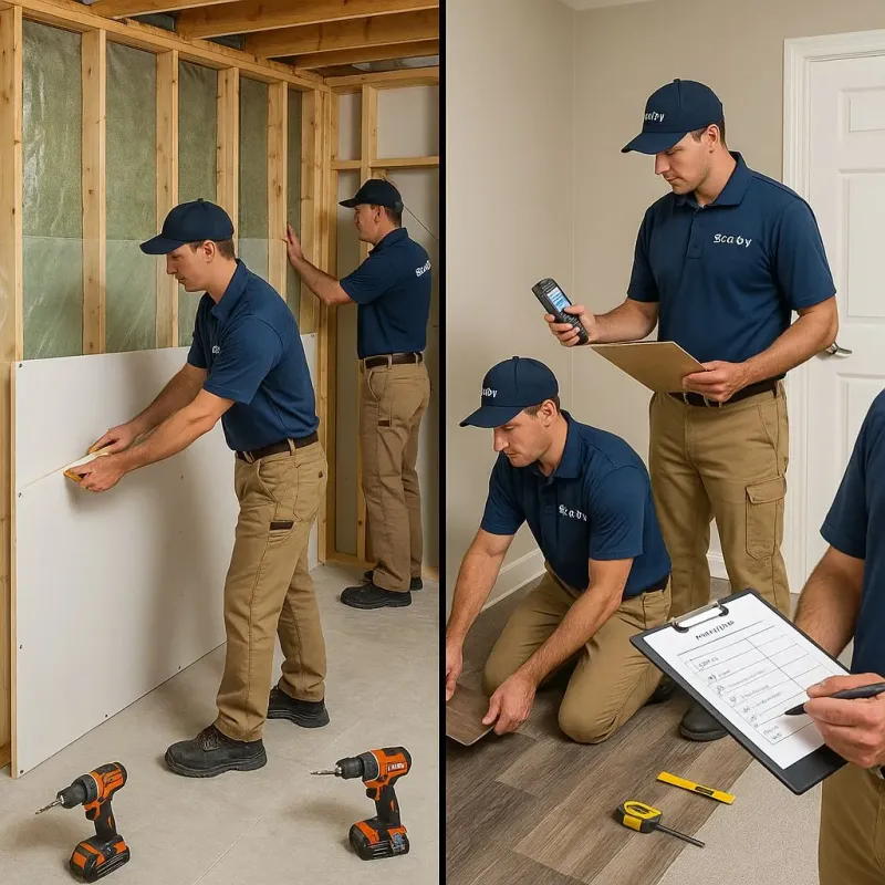 Repairs and Reconstruction process in Horsham, PA